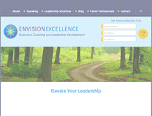 Tablet Screenshot of envisionexcellence.net